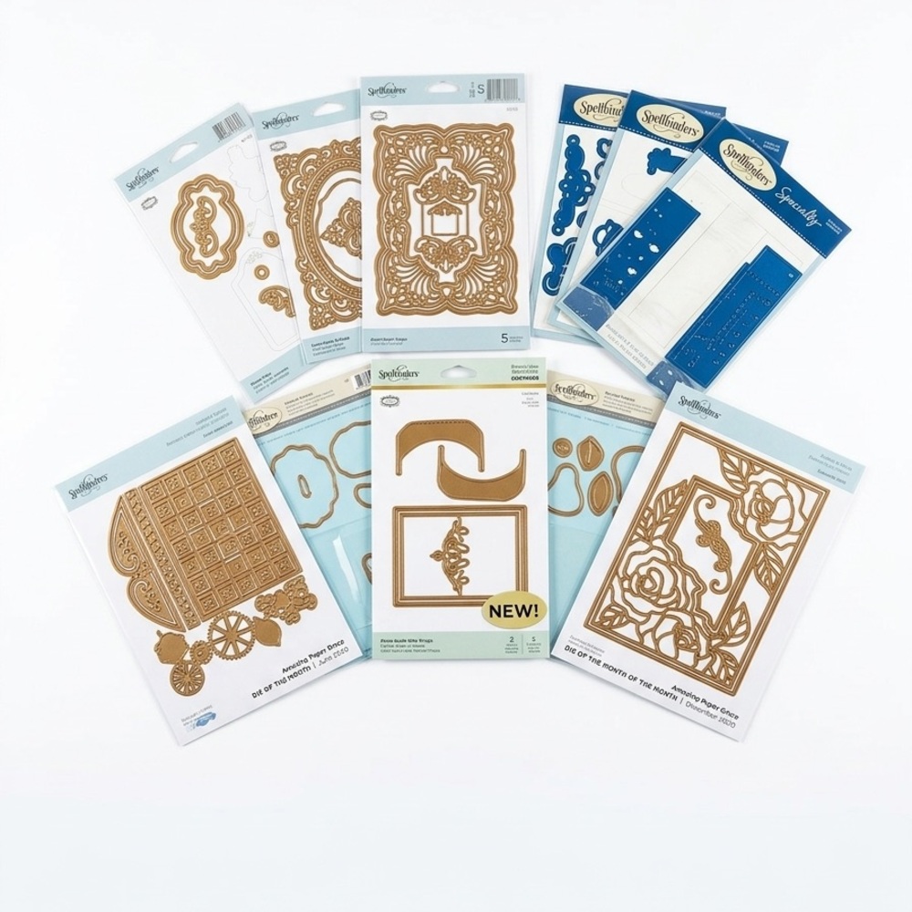 Spellbinders Lot of 10 DieCuts